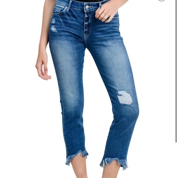 L.t.j. LETTER TO JULIET Siena Scoop Undone Hem Skinny Jeans - Picture 1 of 12